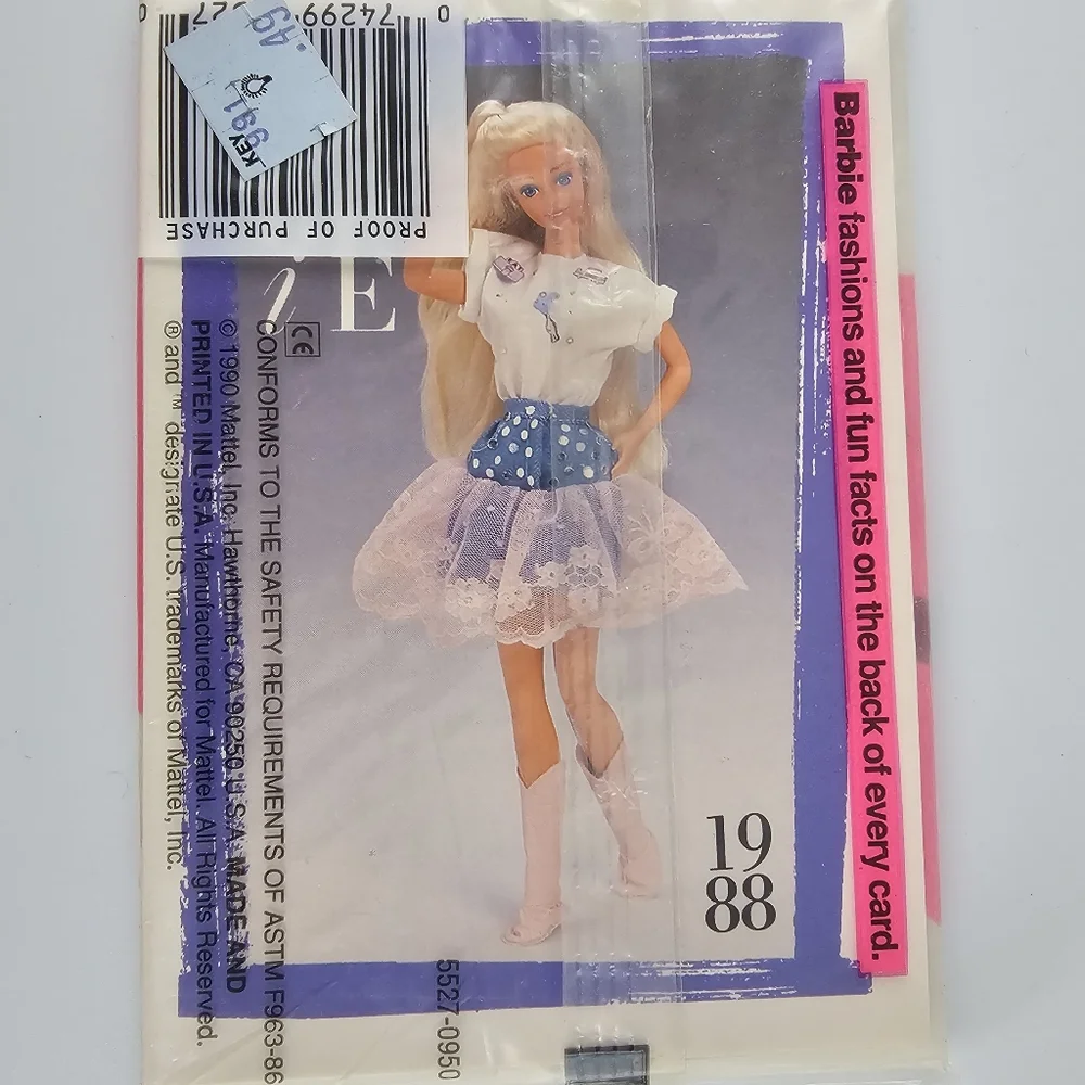 NWT Vintage 90's Barbie Trading Cards Lot of 5 10 packs Fashion Special Edition